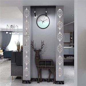 Acrylic Mirror Wall Stickers,Mirror Wall Decals,DIY Hollow Mirror Wall Decor